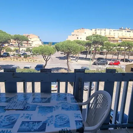 Vue Grande à 100m, Secteur Lydia, 4 Couchages, Grand Balcon, Ventilateurs * Le Barcarès